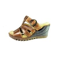 Fly London Size 5 Brown Leather Sandals