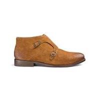 Flintoff By Jacamo Suede Monk Boot