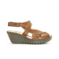 Fly London Cross Over Strap Wedge Sandal