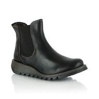 fly london black womens chelsea boot