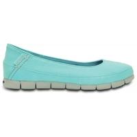 Flats Women Blue Stretch Sole