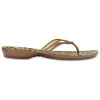 flip flops women brown isabella graphic