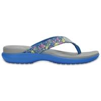 flip flops women blue capri v graphic sequin