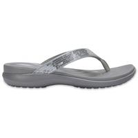 Flip Flops Women Silver Capri V Sequin