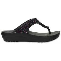 Flip Flops Women Black/Multi Sloane Embellished