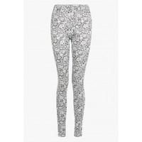 FLORAL JACQUARD JEGGING