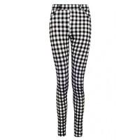 FLOCK GINGHAM JEGGING