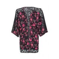 FLORAL LACE KIMONO