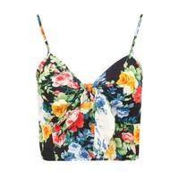 FLORAL VISCOSE BRALET