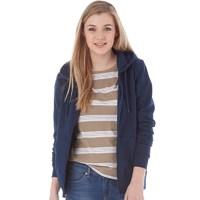 fluid womens basic hoody navy