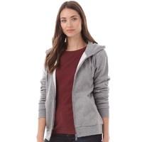 fluid womens basic hoody mid grey marl