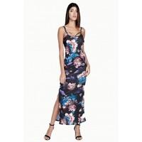 FLORAL DOUBLE STRAP MAXI DRESS