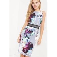 floral print bodycon dress