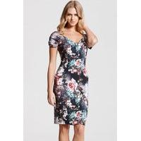 Floral Print Bardot Dress