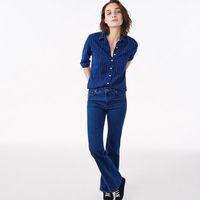 Flared Jeans - Dark Blue Vintage