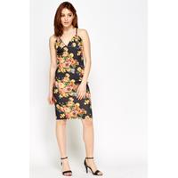 Floral Spaghetti Strap Midi Dress