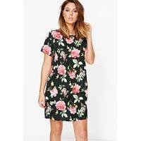 floral shift dress multi