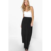 Floor Sweeping Maxi Skirt - black