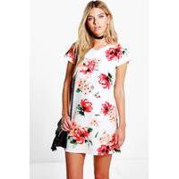 floral shift dress multi