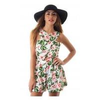 Floriano Cross Front Playsuit