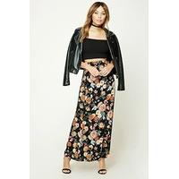 floral print maxi skirt