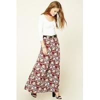 floral print maxi skirt