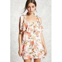 Floral Open-Shoulder Dress