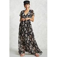 Floral Wrap Maxi Dress