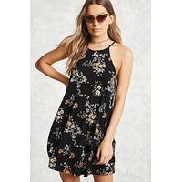 Floral Square-Neck Dress