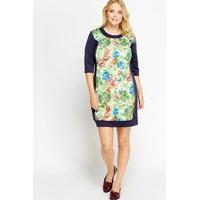 Floral Panel Dress