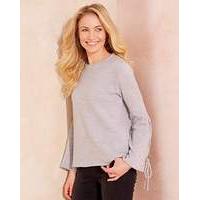 fluted sleeve jumper