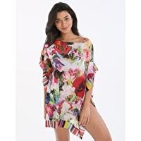 Floral Swirl Kaftan - Multi