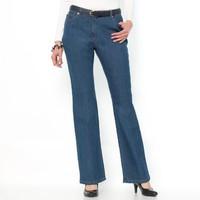 Flared Stretch Denim Jeans