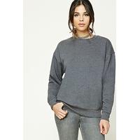 Fleece Raw-Cut Sweatshirt