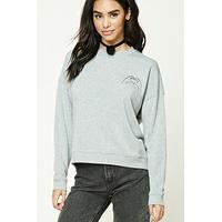 Fleece Heart Graphic Sweatshirt