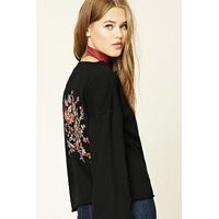 Floral Embroidered Sweatshirt