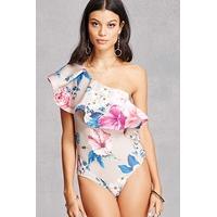 Floral One-Shoulder Bodysuit