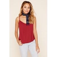 Floral Lace-Trim Cami