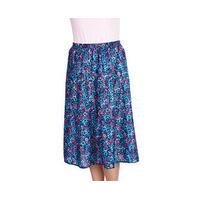 Floral Elasticated Skirt, Size 10, Polyester