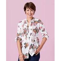 Floral Print Cotton Blouse
