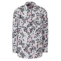 Floral Print Cotton Dobby Shirt