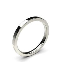 flat profile comfort fit classic plain wedding band