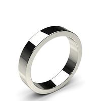 flat profile standard fit classic plain wedding band