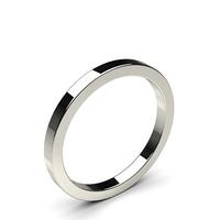 flat profile standard fit classic plain wedding band