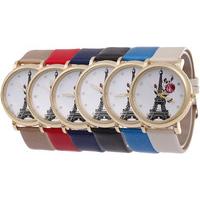 floral n eiffel dial watch 6 colours