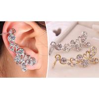 flower ear cuff 2 colours