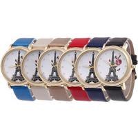 floral n eiffel dial watch 6 colours