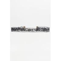 floral lace choker necklace black