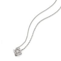 Floresco White Gold Mini Diamond Pendant