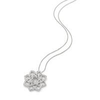 Floresco White Gold Classic Diamond Pendant